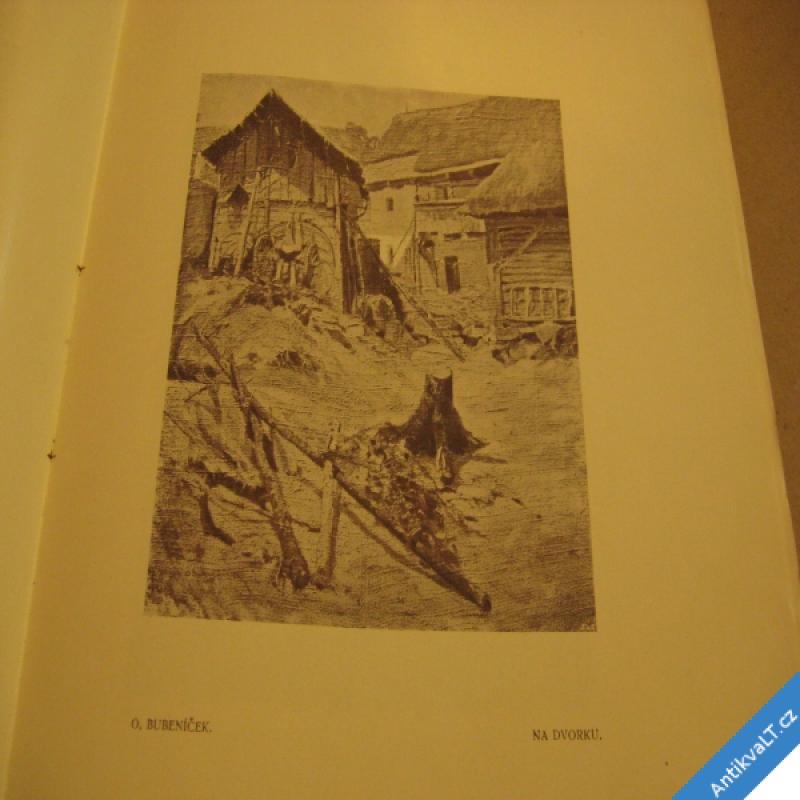 foto DÍLO časopis Jednoty umělců výtvarných / obrazy 1905 č. 9