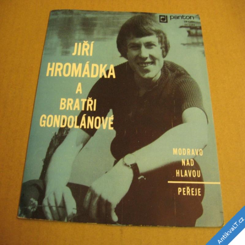 foto Jiří Hromádka a bří Gondolánové MODRAVO NAD HLAVOU, PEŘEJE 1971 SP