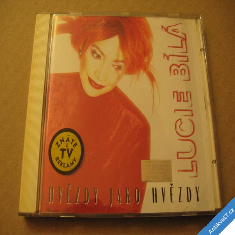 foto Bílá Lucie HVĚZDY JAKO HVĚZDY 1998 CD EMI Monitor top stav