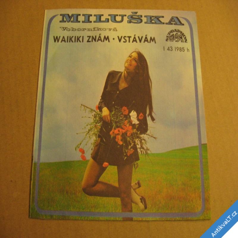 foto Voborníková M. WAIKIKI JÁ ZNÁM, VSTÁVÁM 1976 SP stereo