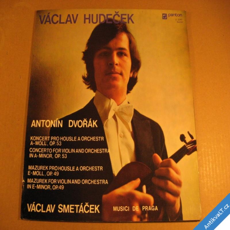 foto Hudeček Václav Musici de Praga Smetáček V. 1972 LP stereo