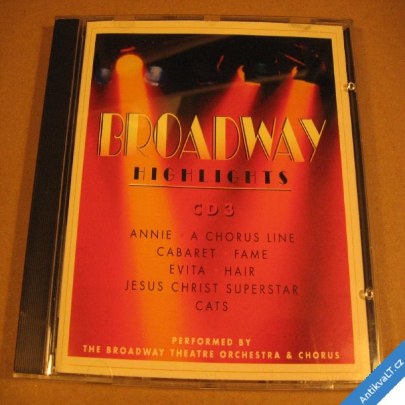 foto BROADWAY HIGHLIGHTS 3 Holland 1995 CD