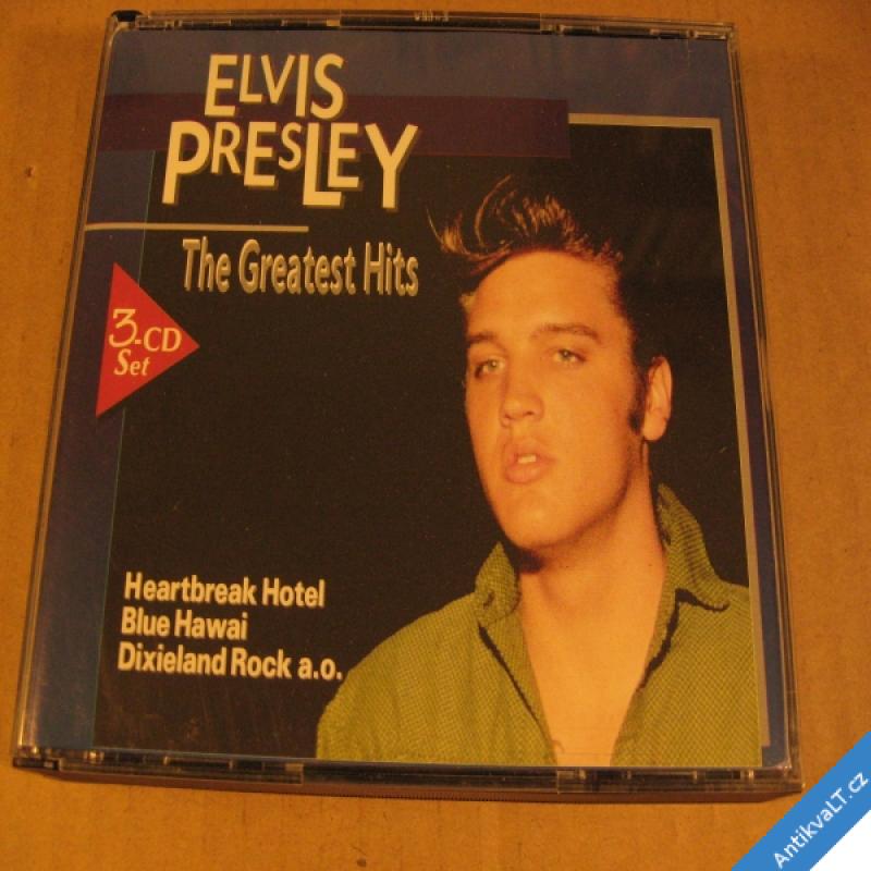 foto Presley Elvis GREATEST 3 CD Heartbreak Hotel, Blue Hawai.. 1996 CD