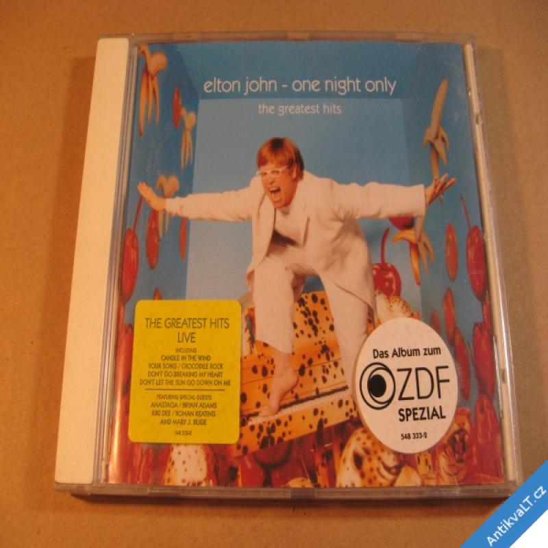 foto John Elton ONE NIGHT ONLY 2000 Mercury CD 