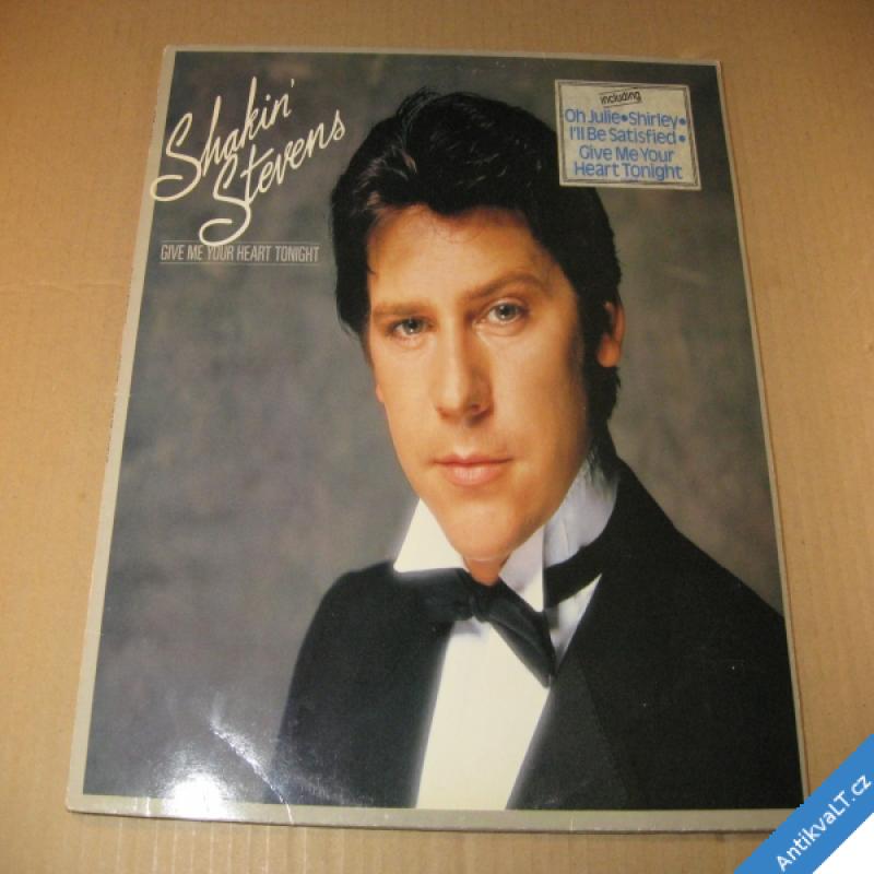 foto Stevens Shakin´ GIVE ME YOUR HEART TONIGHT 1982 EPIC CBS stereo LP