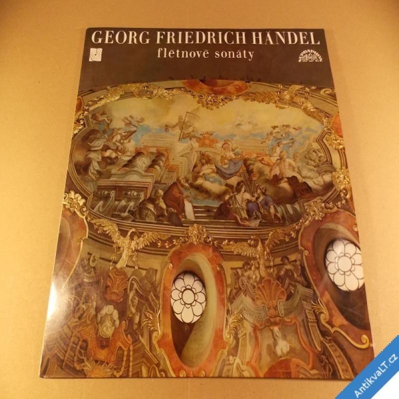 foto Händel Georg Friedrich FLÉTNOVÉ SONÁTY 1974 2LP Supraphon stereo