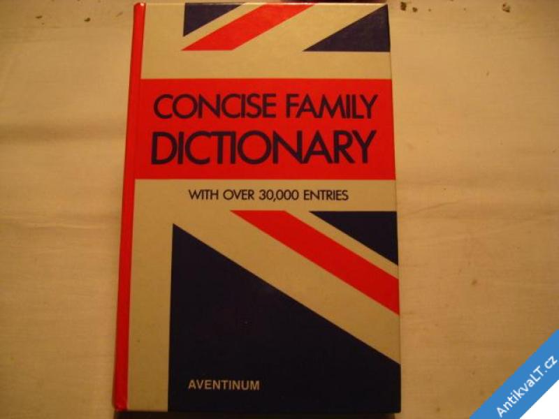 foto 
  CONCISE FAMILY DICTIONARY PŘES 30000 HESEL 1991 