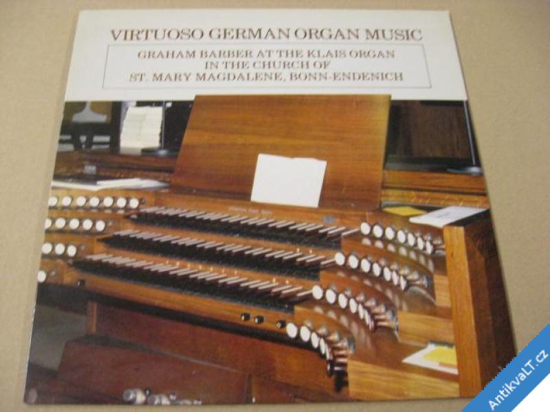 foto 
  VIRTUOSO GERMAN ORGAN MUSIC G. Barber.. 1983 NSR 